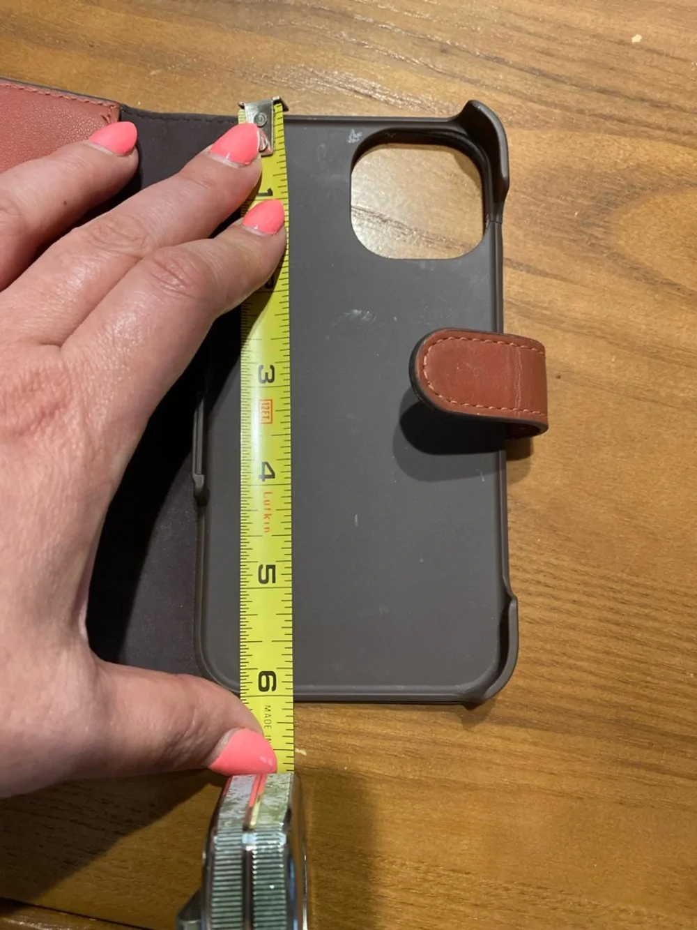 Coach Brown Signature Canvas iPhone 15 pro Folio  Wallet